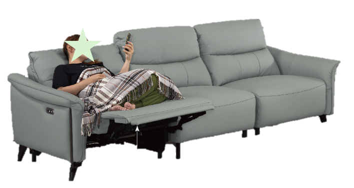 希洛恩半牛沙發組